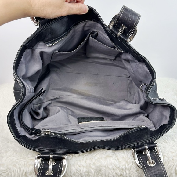 Coach Black Leather Soho Tote Shoulder Bag - Picture 11 of 11